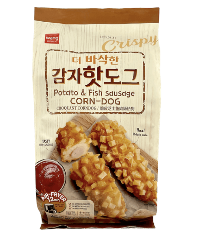 WangKoreanCornDogPotatoFish Sausage